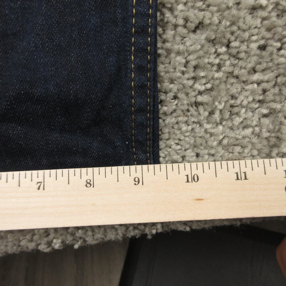 Levis Jeans Mens 38x34 Blue 514 Slim Straight Faded Whisker Zip Fly Denim Pants